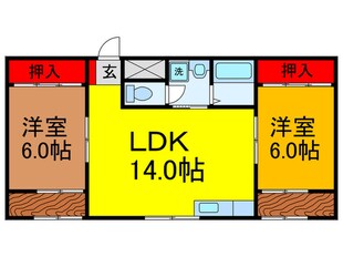 アイソレットハイツの物件間取画像